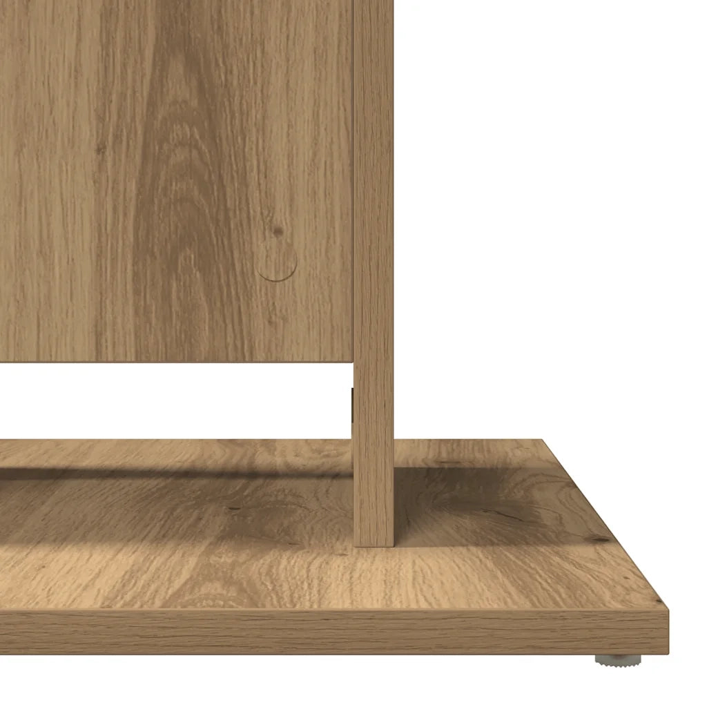 vidaXL Tavolo da Bistrot Rovere Artigianale 60x60x75 cm in Truciolato