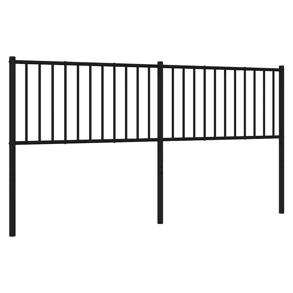 Testiera di Ricambio in Metallo Nero 180 cm 350900