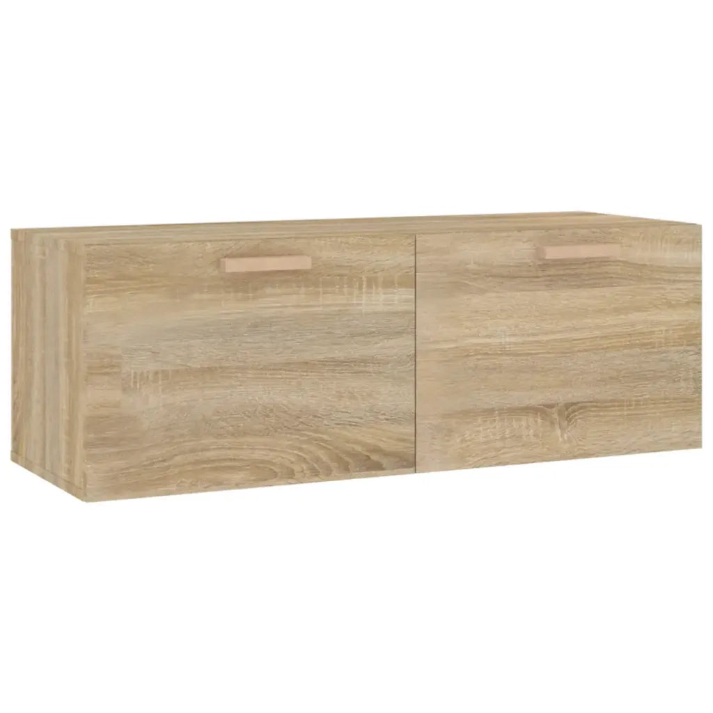 Mobile Pensile Rovere Sonoma 100x36,5x35 cm Legno Multistrato