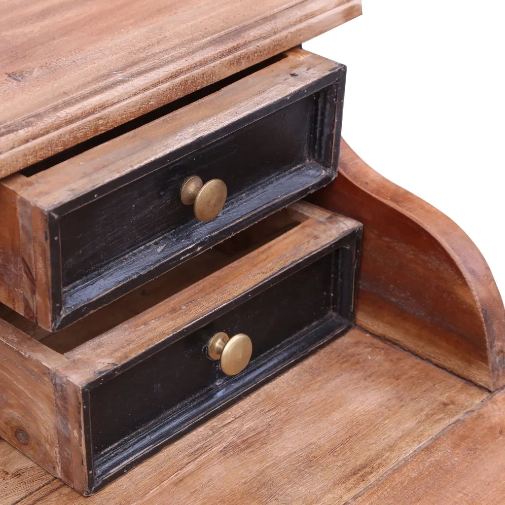 Scrivania con Cassetti 90x50x101 cm Legno Massello di Recupero cod mxl 74374