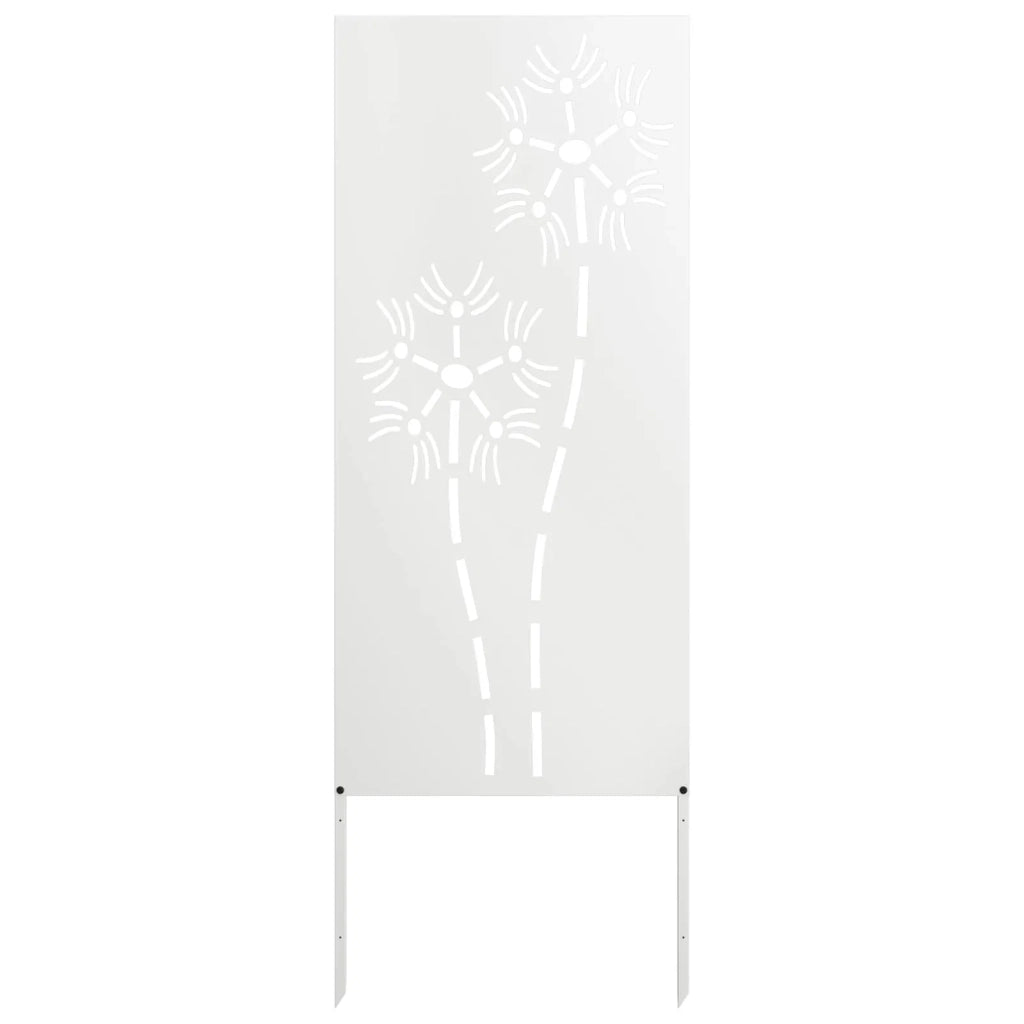 Schermo per privacy in giardino Traforo Bianco 50 x 140 cm CFW6638501