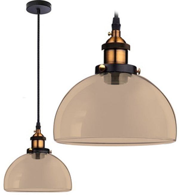 Lampada Da Soffitto Pensile Di Vetro Verto C