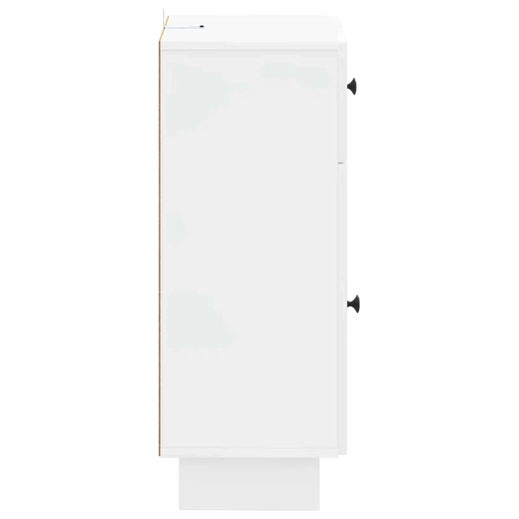 Mobiletto da Bagno EDE Bianco Lucido 30 x 31 x 80 cm 895949