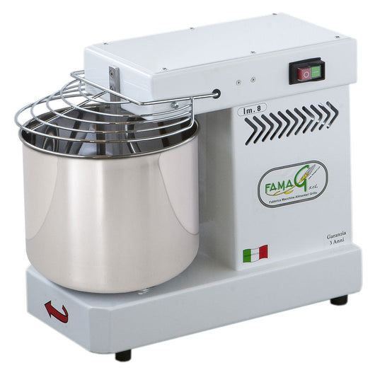 Impastatrice a Spirale Testa Fissa 8Kg 350W Famag IM8/230