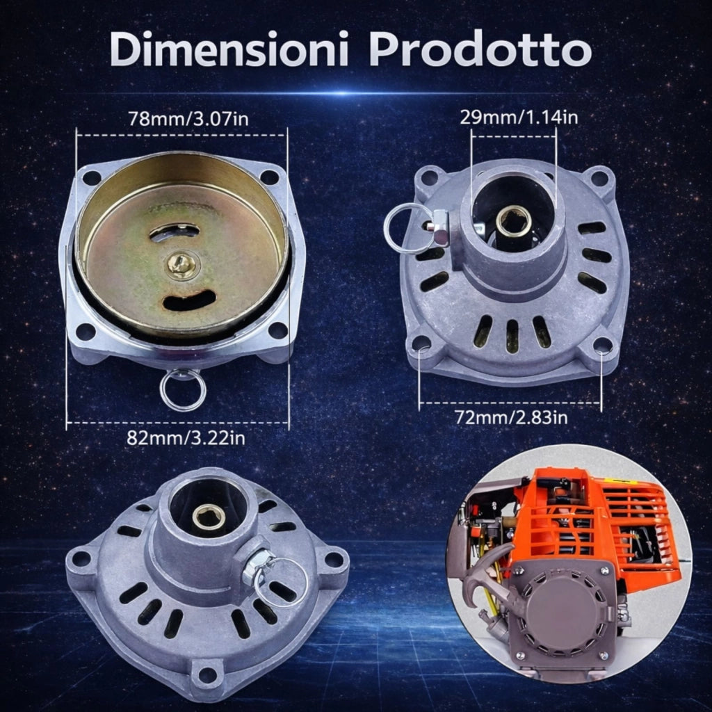 Campana Coperchio Frizione per Tagliaerba Ø28 mm Ricambio per Honda GX31 GX