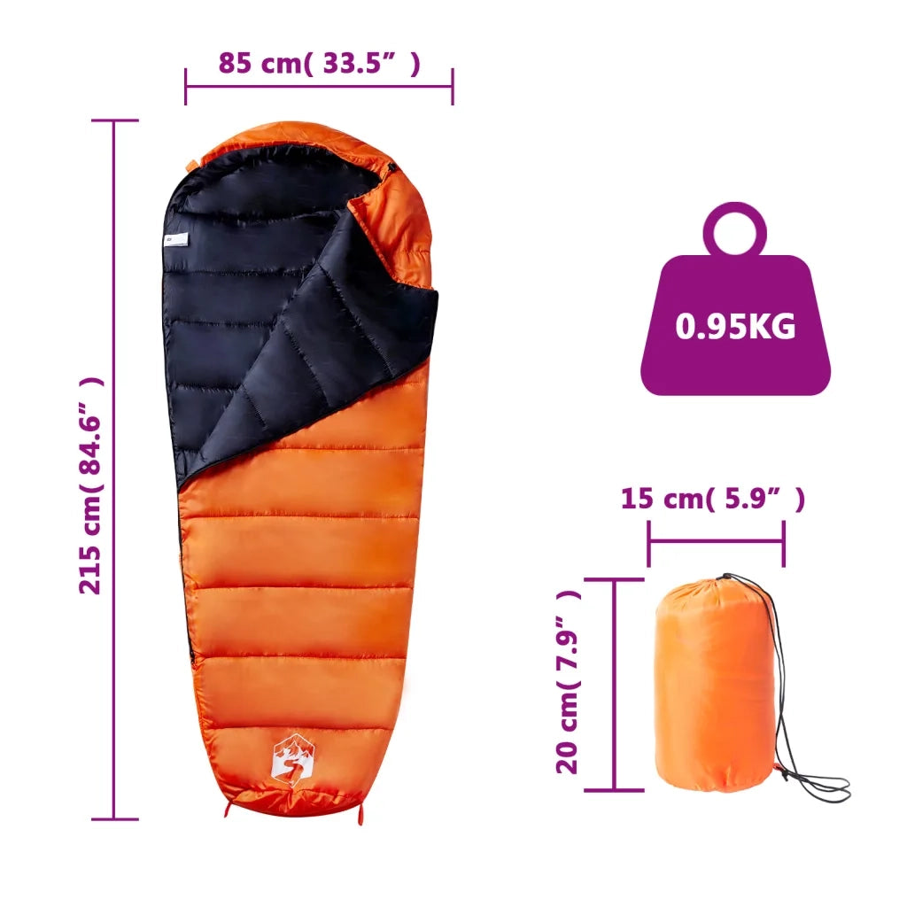 Sacco a Pelo Mummia da Campeggio per Adulti 3 Stagioni CFW4902876