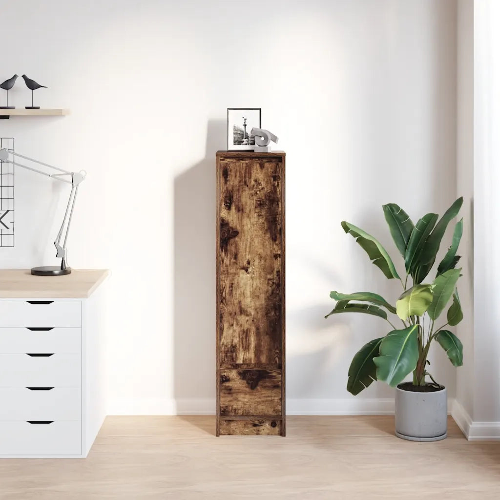 Credenza Rovere Fumo 29,5x34x119,5 cm in Legno Multistrato 861656