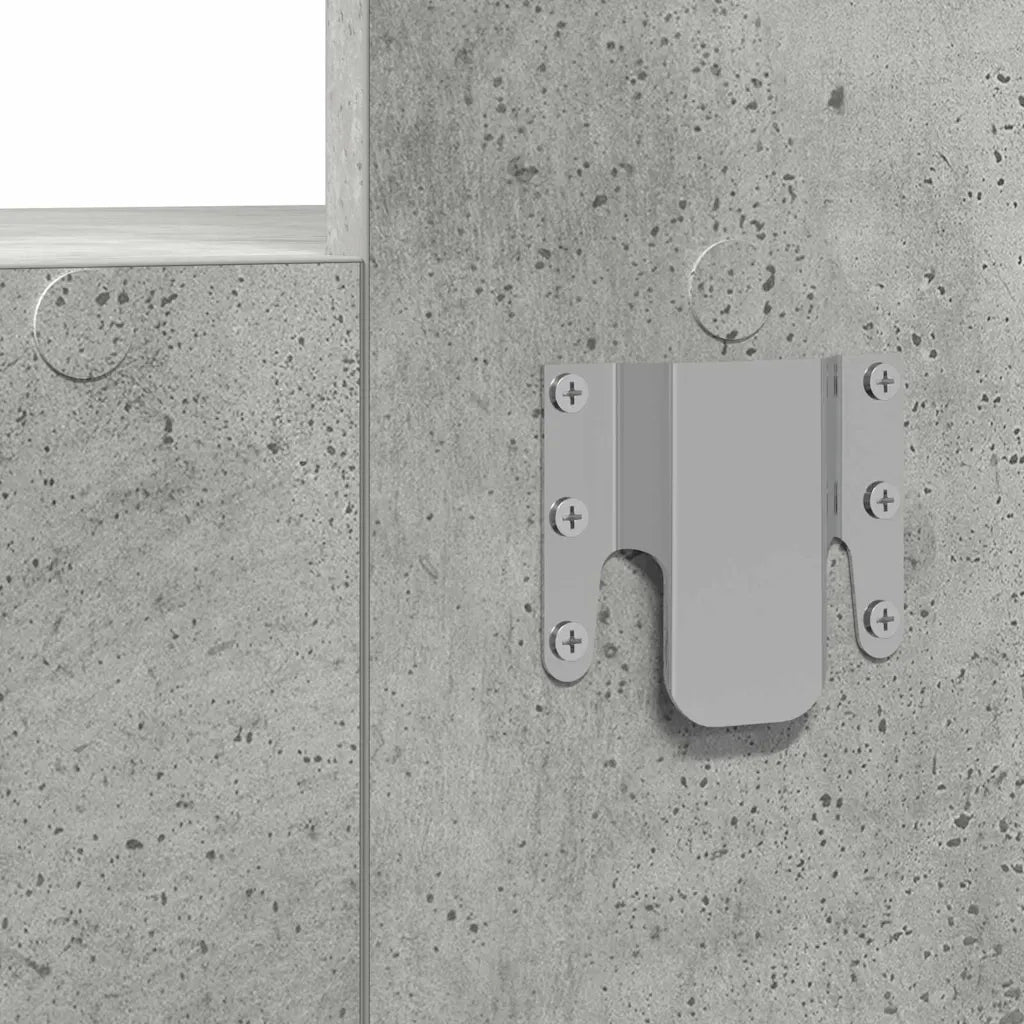 Toeletta | Tavolo da Trucco Grigio 83 x 40 x 70 cm Legno multistrato