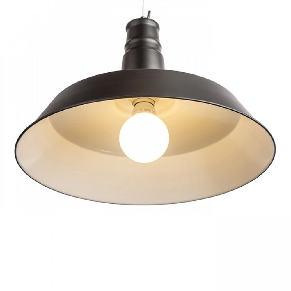 Lampadario lampada GOLDIE 46 a sospensione nero/bianco 230V E27 42W