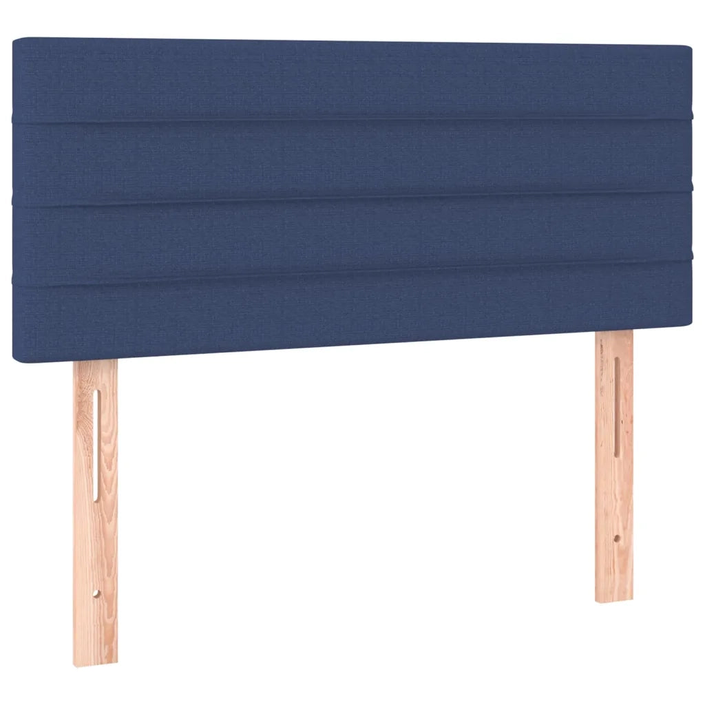 Giroletto a Molle con Materasso Blu 100x200 cm in Tessuto
