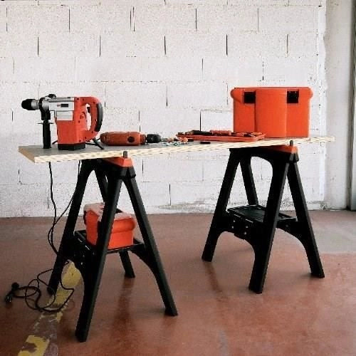 Set di 2 cavalletto pieghevole