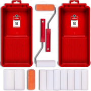 Kit di schilderia 16-delicato per verniciatura a base acquosa - rotolo di schiuma - contenitore per vernice - set di rinnovo - rotolo di vernice - attrezzature per la pittura - prodotto EU