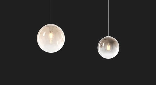 SOSP. BIANCO 3 LUCI TONDO VETRI (1 PICCOLO AMBRA+1 PICCOLO BRONZO+1 MEDIO AMBRA) 1194BI-S3 TPM-AB