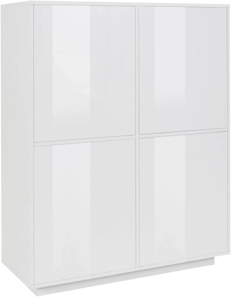 Credenza mobile cucina moderna soggiorno design bianco 100x40cm Judy
