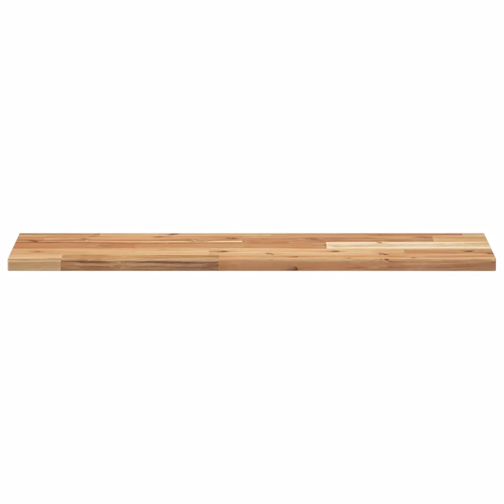 Piano Tavolo Rettangolare 80x20x2cm in Legno Massello di Acacia 4008800