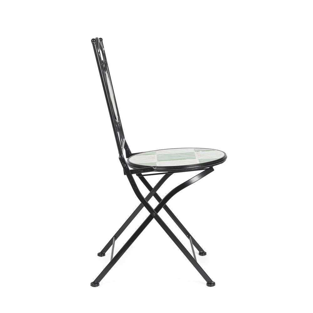 Sedia Pieghevole da Esterno in Ceramica Loire