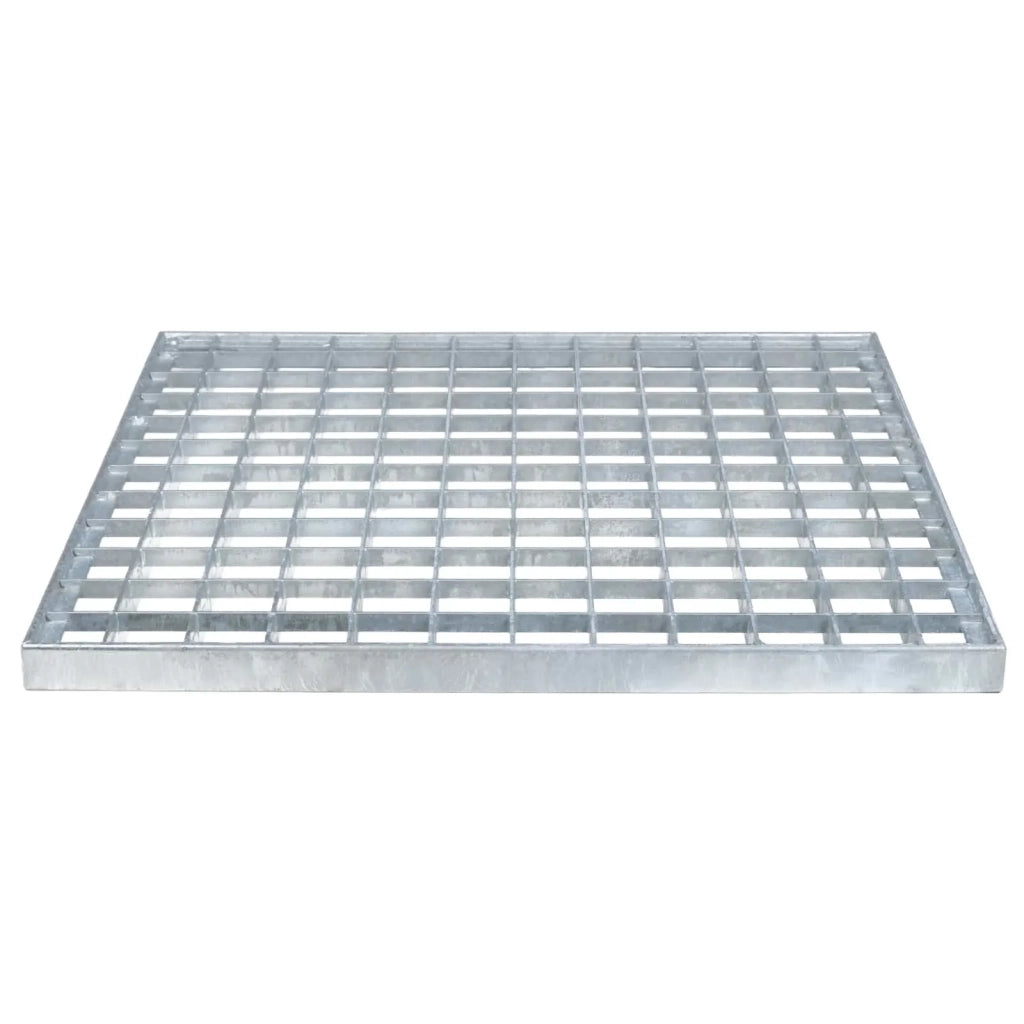 Grata Argento 40 x 40 x 2 cm Acciaio Zincato a Caldo 42018652