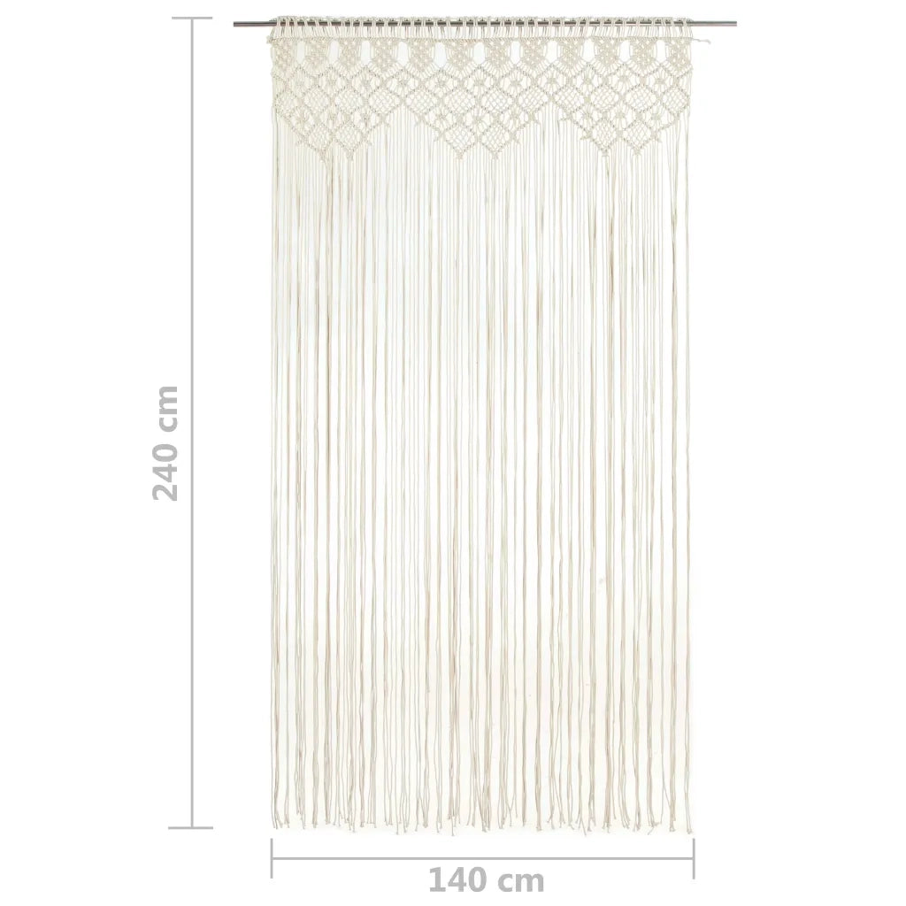 Tenda Macram¨¨ 140x240 cm in Cotone