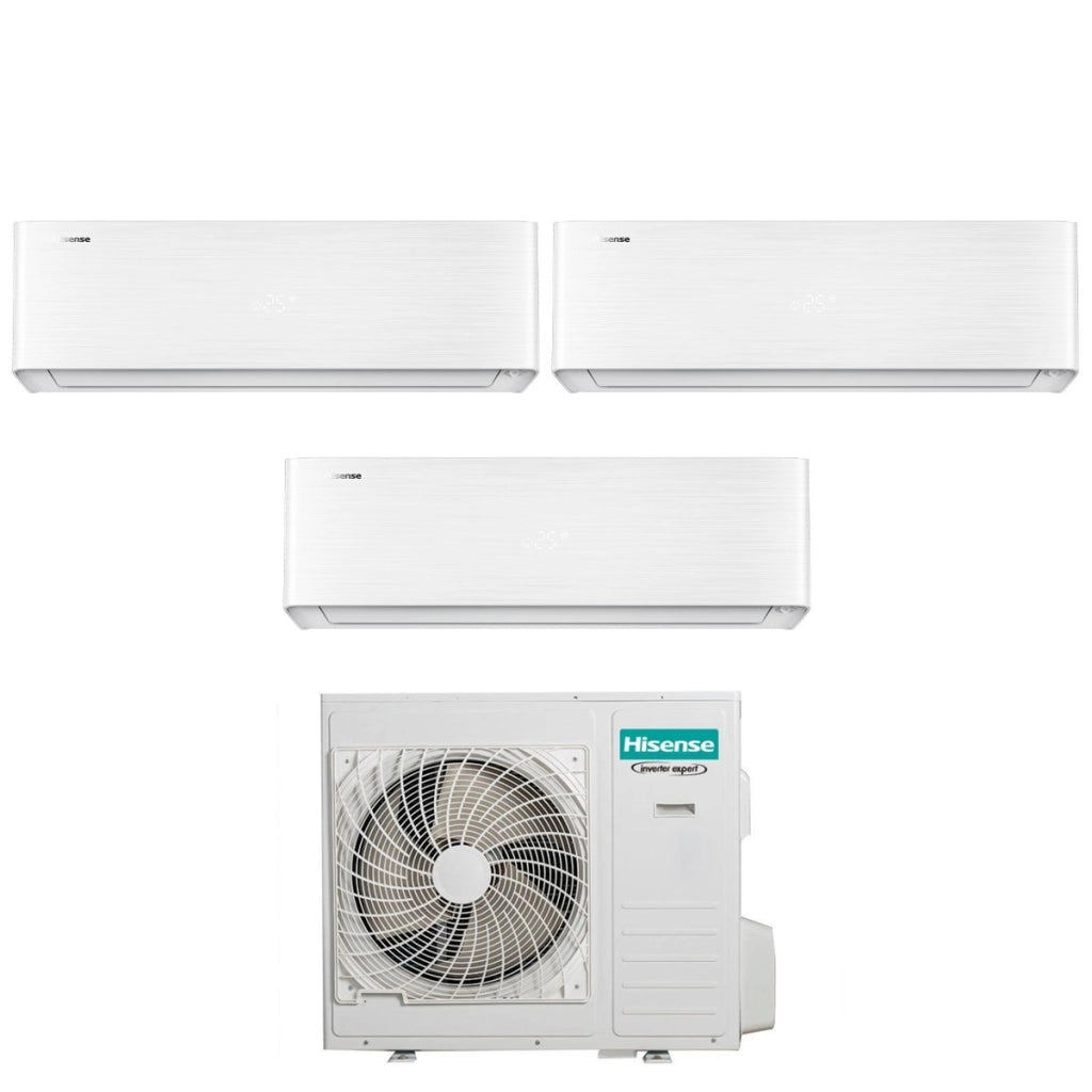 Condizionatore Hisense Trial Split ENERGY PRO X 9+12+18 con 5AMW105U4RQC R-32 Wi-Fi Integrato