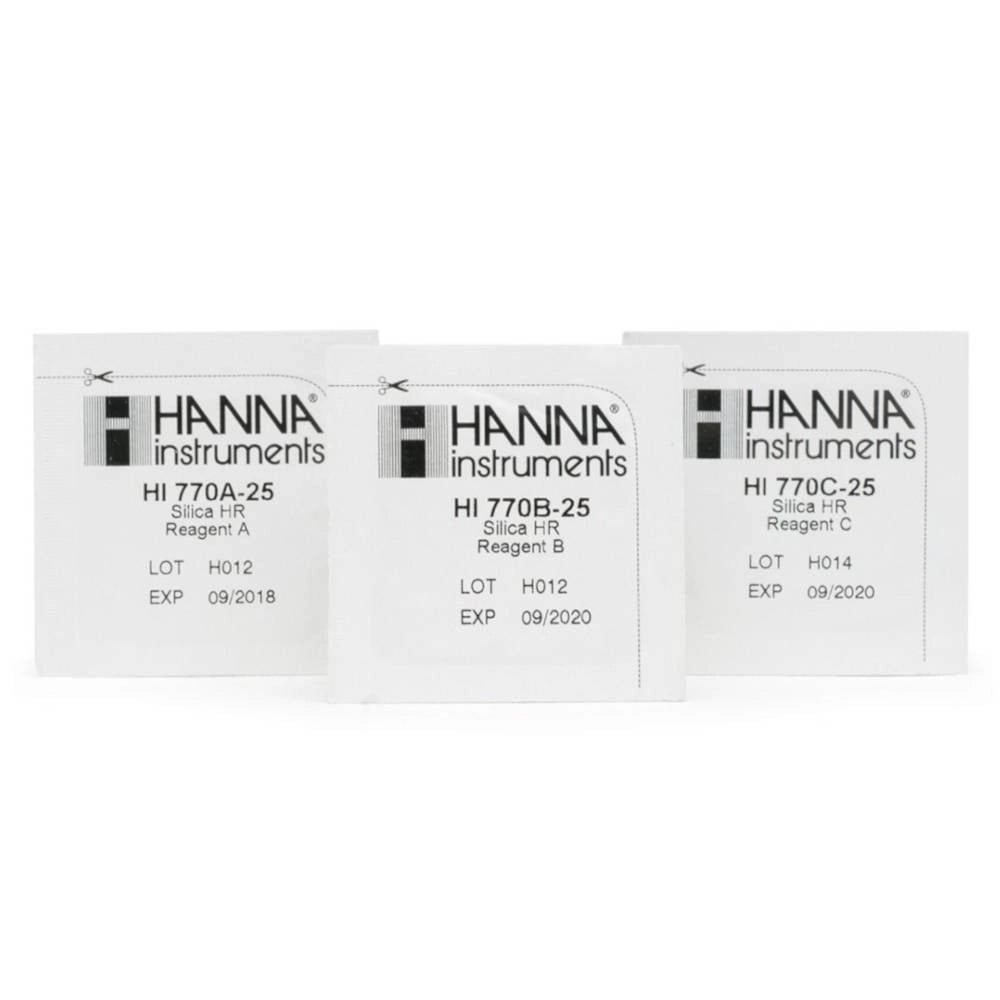 Hanna Instrument Hi-770-25 Reagenti Silicati per Fotometro Modello HI-770 - 25 test