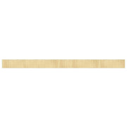 Tappeto del soggiorno | Tappeto Rettangolare Naturale Chiaro 70x1000 cm in Bamb¨´