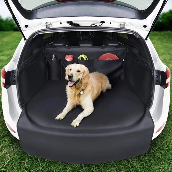 Custodia per portiere di bagaglia per cani, copertura portiere di bagaglia, tappetino di protezione portiere di bagaglia, coperta per cani con protezione della soglia di carica e protezione laterale, impermeabile e antiscivolo.