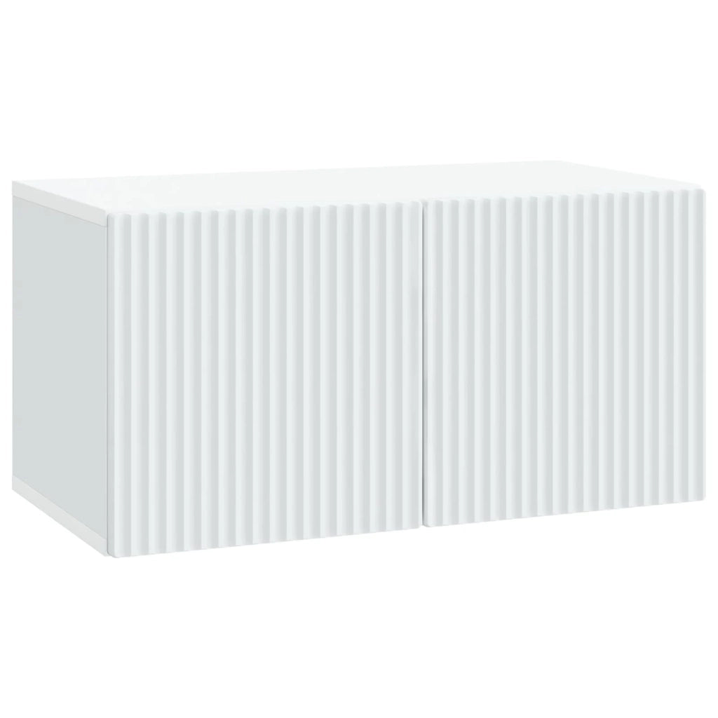 Mobile Porta TV da Muro Bianco 59,5 x 31 x 30 cm 898535
