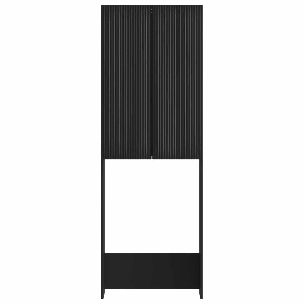 Mobile Bagno ARNHEM Nero 66 x 25,5 x 190 cm 896696