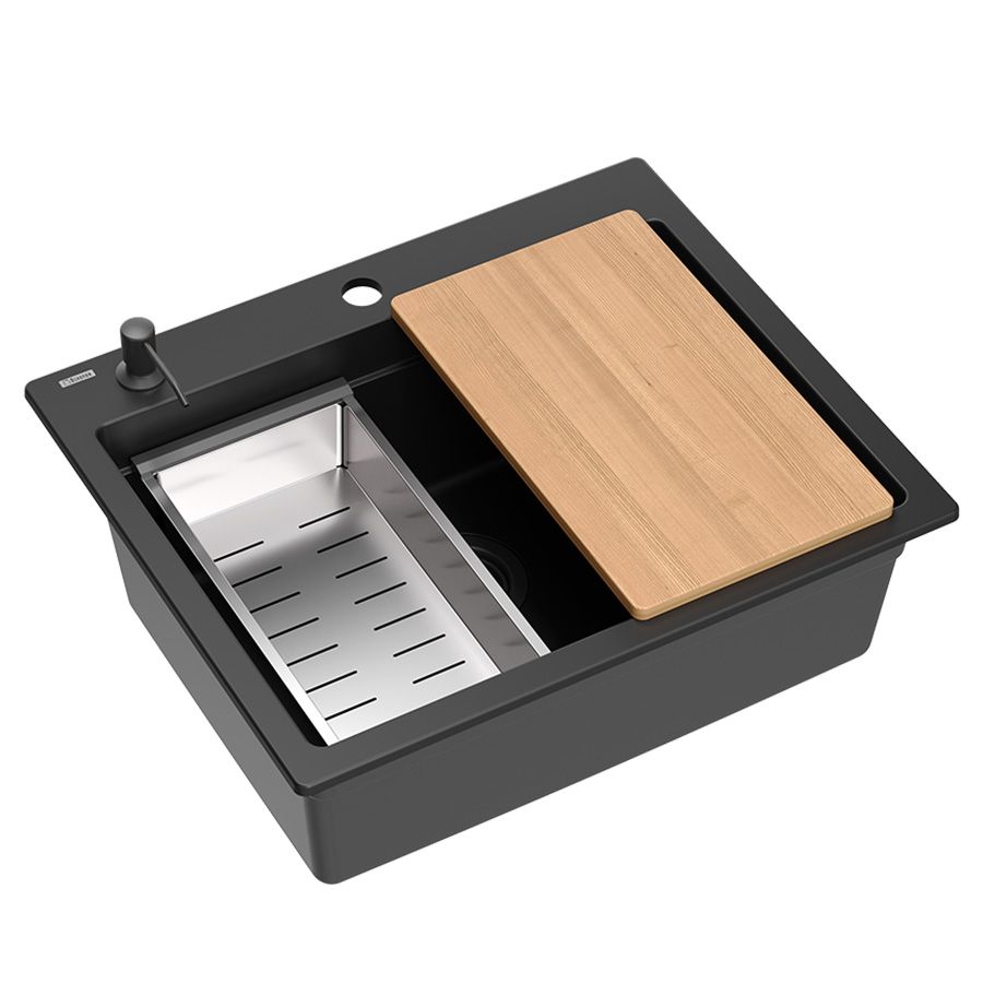 Lavello In Granito Kurt 110 Workstation Black