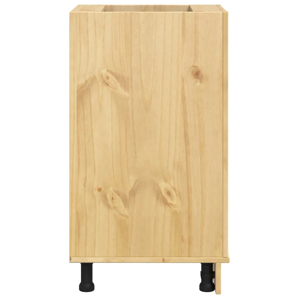 Armadietto SKI Marrone Miele 40 x 46 x 81 cm Pino massello 42007566