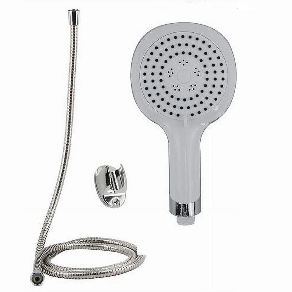 Trade Shop - Kit Doccetta Doccino Multigetto Bagno Soffione Doccia Laccio 1,8 Mt Staffa 69342 -