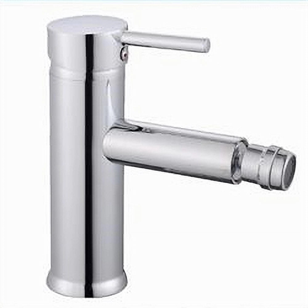 Trade Shop - Rubinetto Bagno Moderno Cromato Lucido Miscelatore Orientabile Per Bidet 87387 -