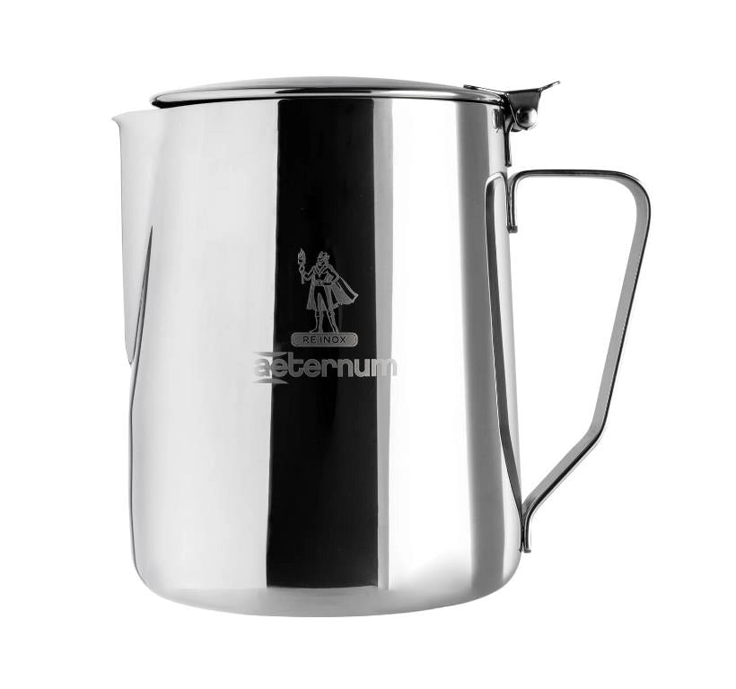 Bricco Latte Caffettiera Aeternum La Divina 900 ml Acciaio 18/10 con Coperchio