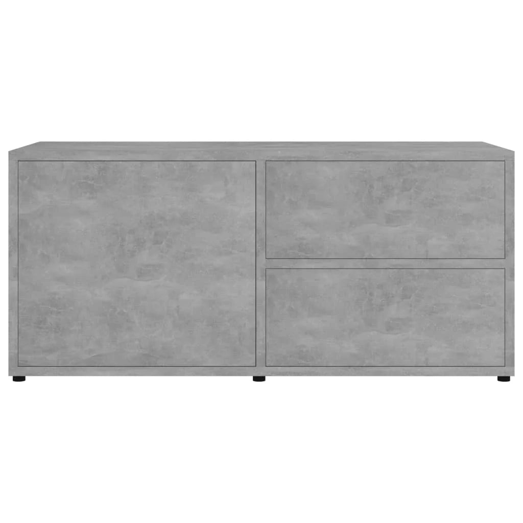 Mobile TV multimediale mensola TV credenza TV sala da pranzo soggiorno camera da letto 80 x 34 x 36 cm legno ingegnerizzato grigio 02_0026260