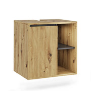 Vicco Mobile sottolavabo per bagno Artigiano/grigio 60 x 60 cm con ripiani aperti