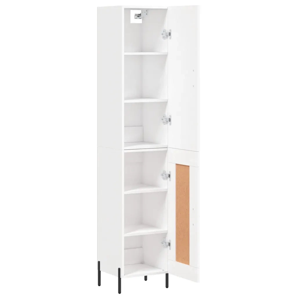 Credenza Bianca 34,5x34x180 cm in Legno Multistrato 3199113