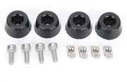 Accessori per Stampante 3D - Pieghe Anti-Vibrazioni a Gomma per Piedi - Adatto per Prusa i3 MK3/MK3S - Duraturo - Inclusi Viti M4 - Installazione Facile - Componenti per Stampante 3D