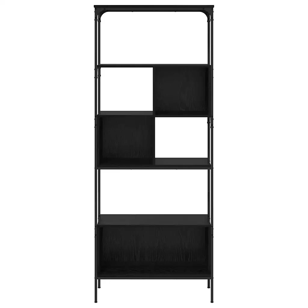 Libreria Rovere Nero 76 x 33 x 188,5 cm Legno multistrato 882988