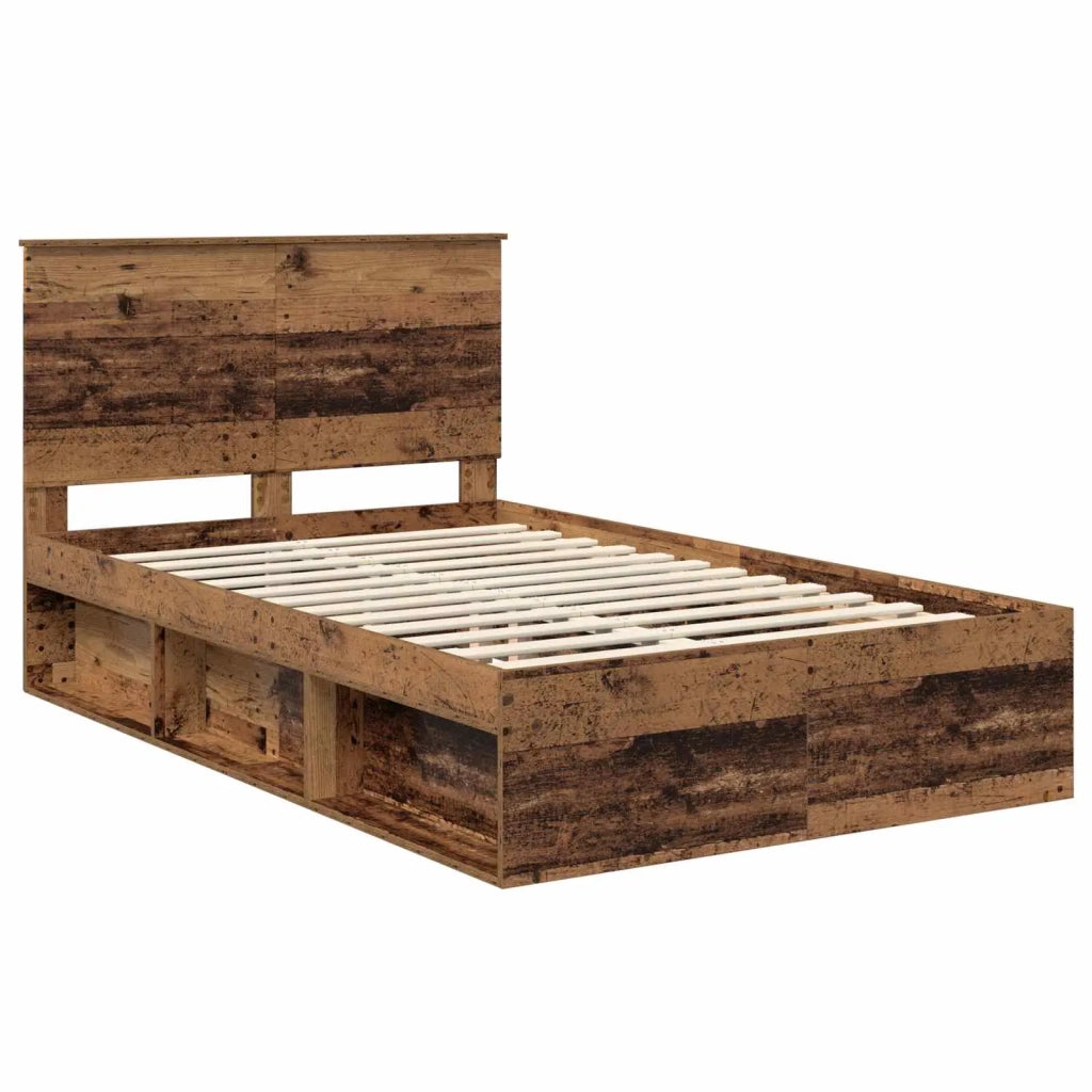Struttura del letto Legno vecchio 120 x 200 cm Pino massello 3409388