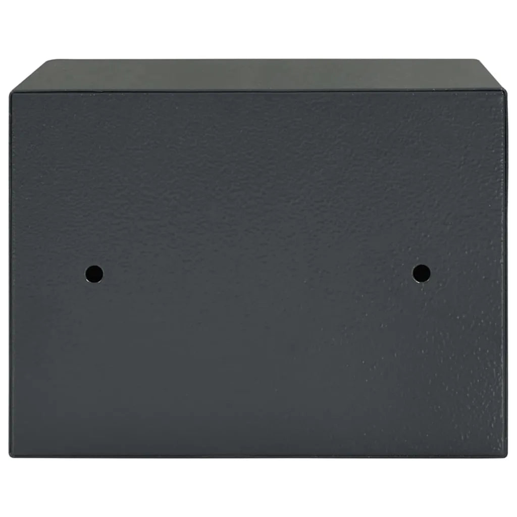 Cassaforte con blocco Grigio scuro 23 x 17 x 17 cm Acciaio CFW1530331