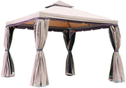 Tata Linda GAZEBO PASSION mt. 3x4x2,85 h col. Ecrù