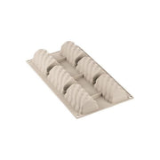 Silikomart 26.315.13.0065 3Design Stampo Silicone Swing 6 Monoporzioni 95 ml Antiaderente colore Beige