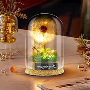 Wensvollere con Luce LED in Vaso di Vetro - Durata Permanente - Regalo per Donna Sorella - Decorazione per Festa di Compleanno Matrimonio