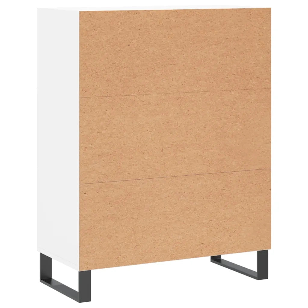 Credenza | Madia | Buffet da pranzo | Armadio da pranzo Bianca 69,5x34x90 cm in Legno Multistrato