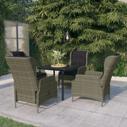 Set Mobili da Pranzo per Giardino 5 pz Marrone cod mxl 43669