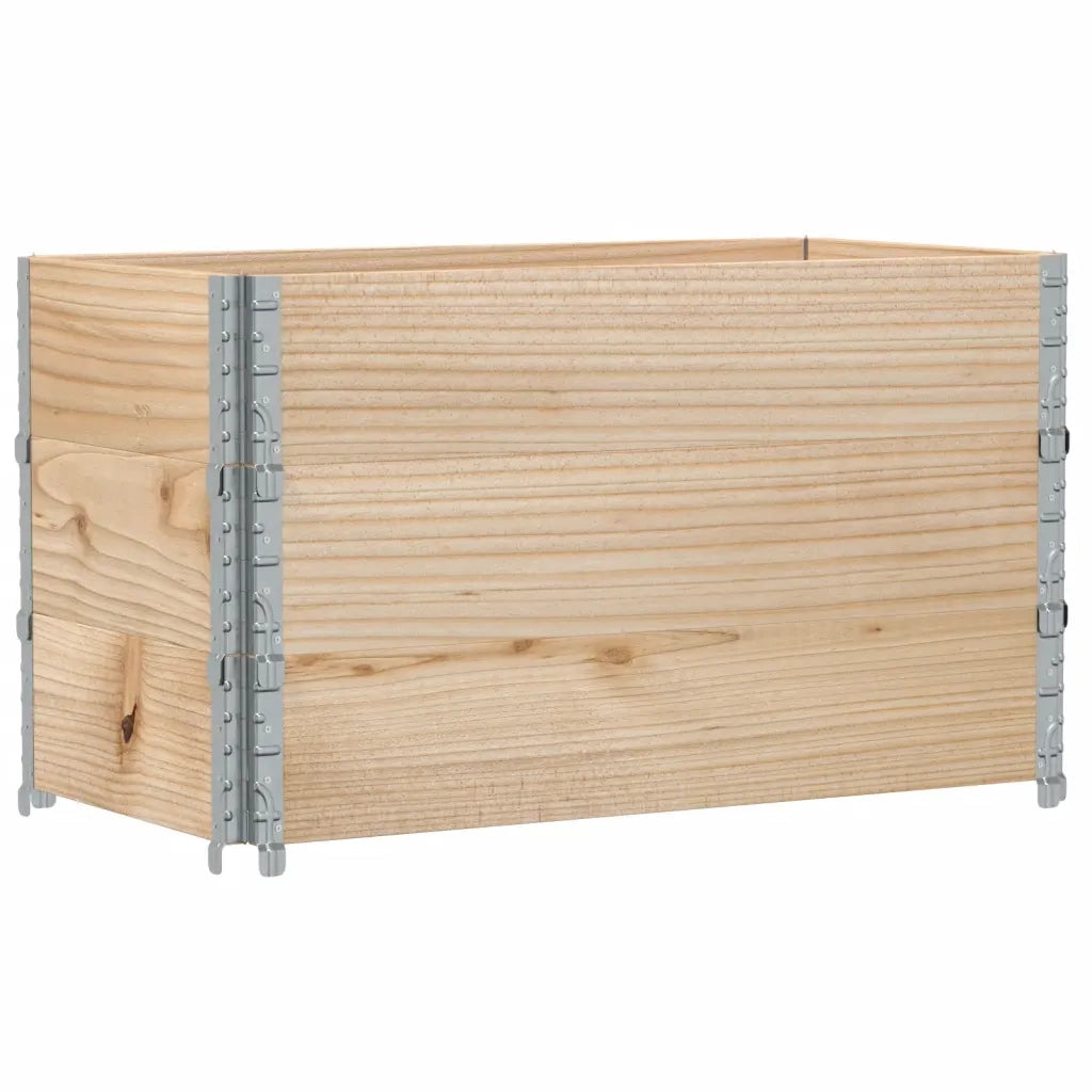 Paretali per Pallet 3 pz 100x50 cm in Legno Massello di Pino CFW4905531