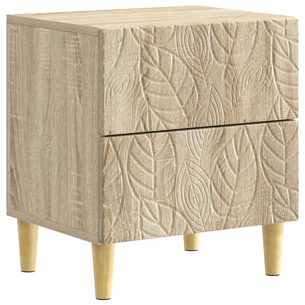 Comodino Rovere Sonoma 43 x 34,5 x 48 cm Legno ingegnerizzato 894989