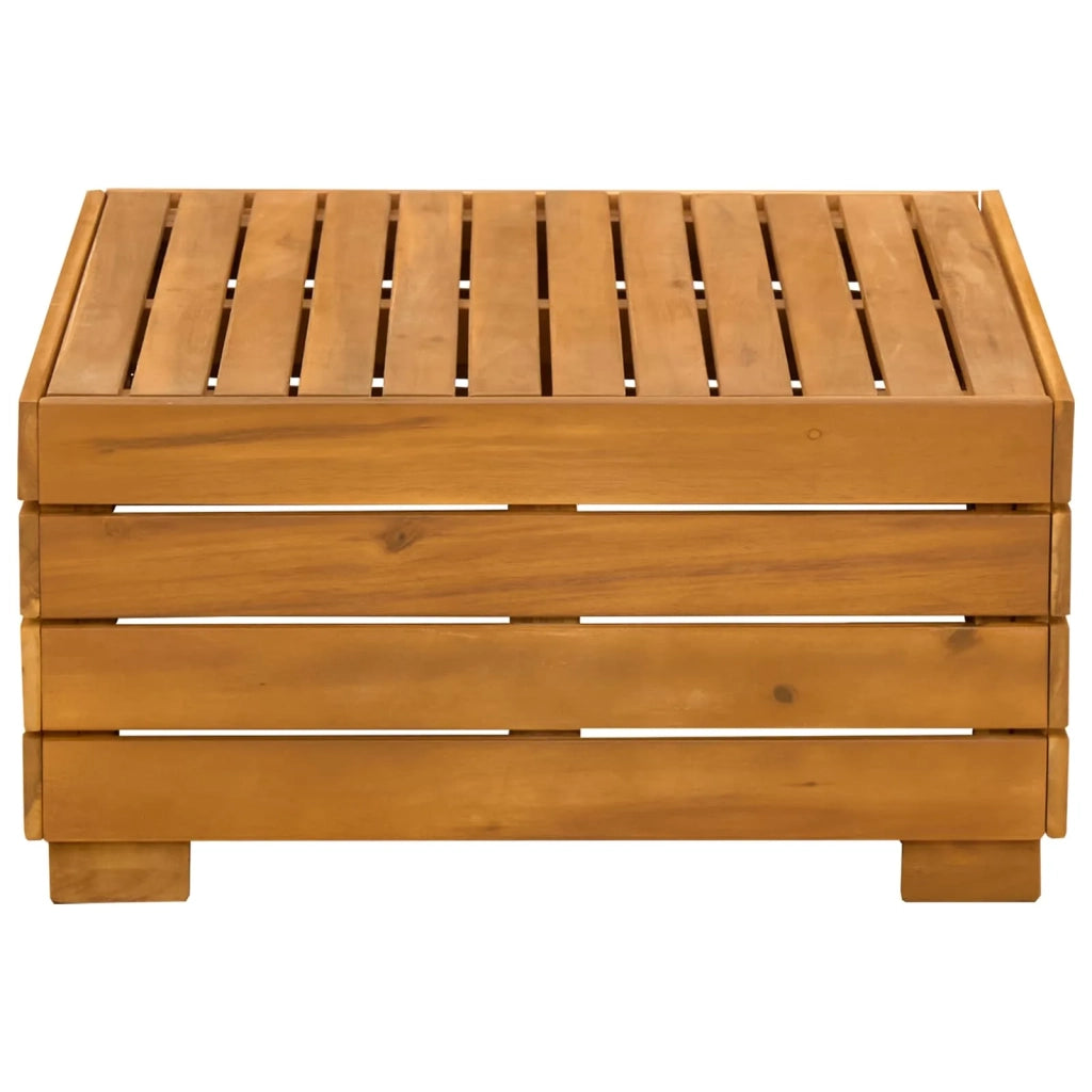 Tavolo Laterale da Giardino Legno di Acacia Massello Marrone 42022428