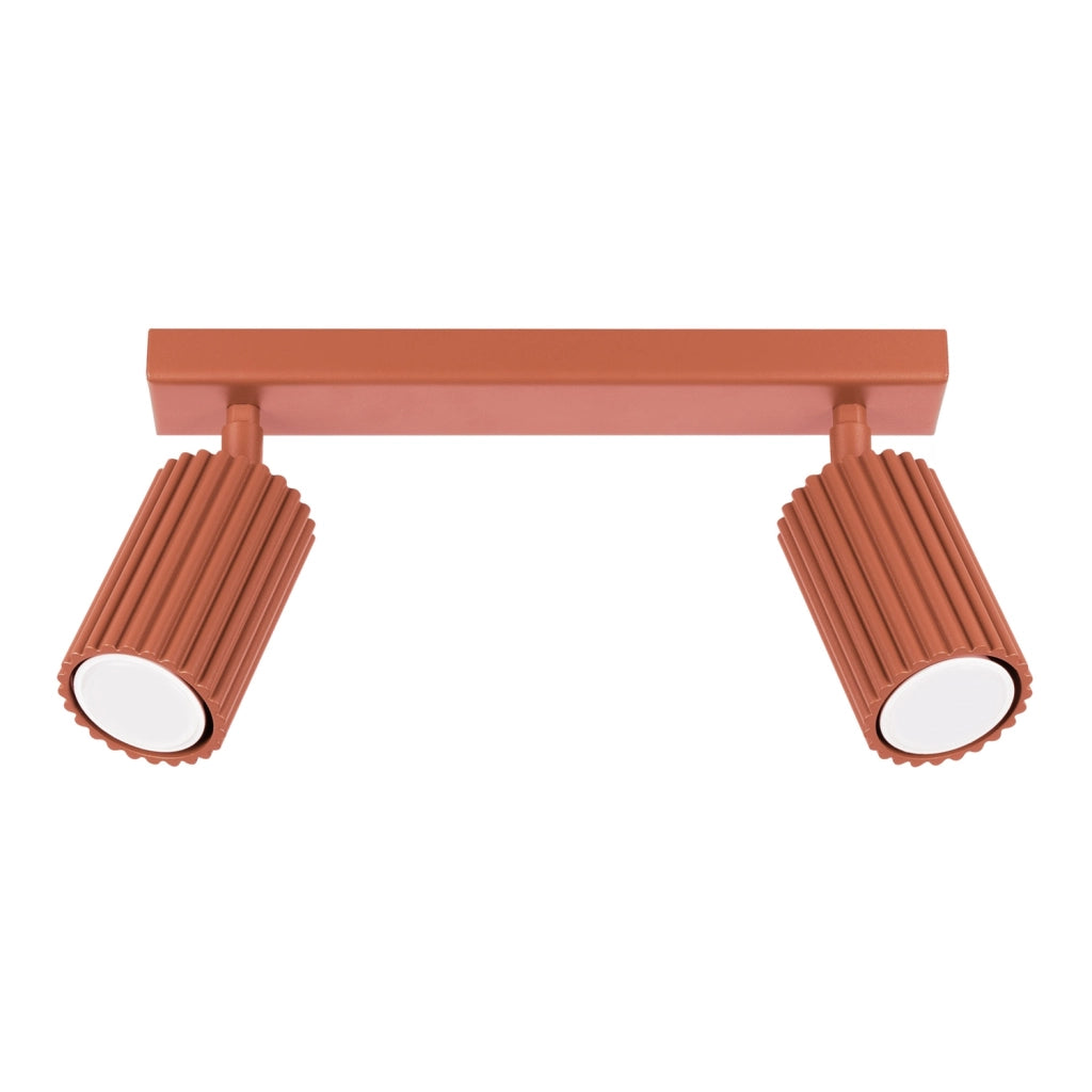 Spot plafoniera GRAVIO Pure Lume rosso ocra 2xGU10