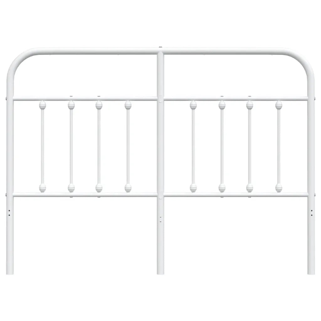 Testiera di Ricambio in Metallo Bianco 135 cm 352659